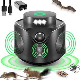 Rodent Repellent Ultrasonic Plug in, Mice Repellent Indoor Ultrasonic Pest Repeller Indoor 2024 Upgraded Mouse Repellent, 360° Ultrasonic Rodent Repeller with PIR Sensor & LED Strobe Light for Indoor-image-31