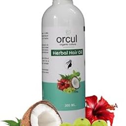 Orcul Herbal Hair Oil – Ayurvedic Herbs Amla, Bhringraj, Brahmi, Neem & More Blend With Cold Pressed Oils – For Strong, Healthy Hair - Both For Men And Women – 200ml-10