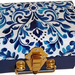 Kottanz Heritage-Style Print Metal Trunk - Multipurpose Gifting Box for Festivals, Return Gifts, Thamboolam, Dry Fruits, and Indian Souvenirs: Perfect for Housewarming and Special Occasions-image-43