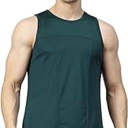 CHKOKKO Tank Tops Sleeveless T-Shirt for Men Dry Fit Vest Moisture Wicking Gym Wear Solid Stylish Design Round Neck Running Sando for Sports Workout Fitness Apparel-image-45
