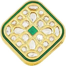 Purini Green and Gold Ring-image-59