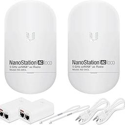 Pre-Configured Bundle of 2 Ubiquiti airMAX NanoStation 5AC LOCO - 2 Units Kit 100% Configured as Network Wireless Bridge for Long Distance Wireless Communications, Plug & Play. No Configuration needed-18