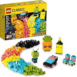 LEGO Classic Creative Neon Fun 11027 Building Toy Set (333 Pieces), Multi Color-picture-25