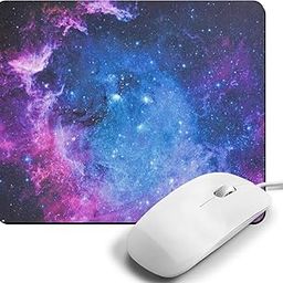 printile 3D Galaxy Square Mouse Pad Blooming Personalized Premium-Textured Custom Mouse Mat Design | Washable Mousepad Non-Slip Rubber Base Computer Mouse Pads-image-3