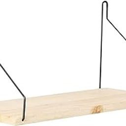 ARTISOUL® Wall Mounted Wooden Storage Rack Ledge Shelf for Office Home Decor Bedroom | Furniture | Bookcases-image-20