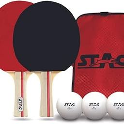 Stag Iconic Smash Series Professional Table Tennis (T.T) PlaySet - Table Tennis Rackets and T.T Balls Included| All-in-One Ping Pong Paddle Playset-image-37