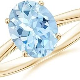 Oval Solitaire Ring | 12 Birthstones | 925 Sterling Silver | 18kt Yellow Gold Overlay | For Women | Handcrafted |Engagement Ring | Best Gift-image-55