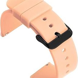 Prolet 20MM Silicone Strap Compatible with Amazfit GTS 2 Mini, Amazfit Bip/Bip U/Pro/Lite, Bip S, Amazfit GTS/ 2/2e, Samsung Galaxy Watch 4/ Watch 5 Compatible All 20MM Watches-17