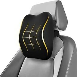 Darezli Car Neck Rest Pillow – Memory Foam Neck Rest for Car | Ergonomic Neck Pillow for Car Seat Support & Comfort During Travel Hi-Per Foam Head Rest Pillow with Washable Cotton Cover-image-41
