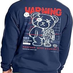 Men's Printed Polyester Blend Sweatshirt-image-66