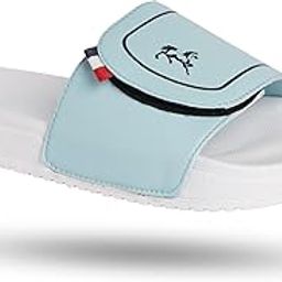 Mens Comfort Sliders Grey, Sky Blue, Black, White, peach, Neon Green, Olive Green Boys Flip-Flops-image-58