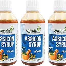 Ujwala Ayurvedashram Assicon Syrup Pack Of 3 (600Ml) | Gas Relief Iacidity Problem | Constipation Problem | Tottaly Ayurvedic | Bloating Relief | Improves Appetite-image-57