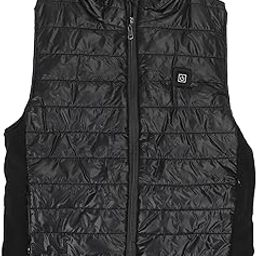Electric Body Warmer Waistcoat, 3 Gears Adjustable Temperature Washable Electric Heating Vest USB Charging for Outdoor Sport(XXL)-image-26