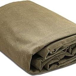 RK Trends Canvas Waterproof Tarpaulin 800 GSM, UV Resistant TARP, Rustproof Reinforced Eyelets Commercial Military Grade, Industrial Tirpal (9Ft X 6Ft)-image-17