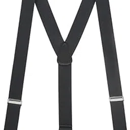 yashidun Men's Adjustable Elastic Suspenders with 6 Metal Clips for Trousers Strong and Comfortable-picture-2
