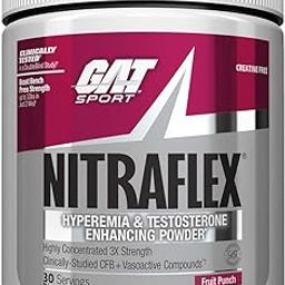 GAT Sport Nitraflex Fruit Punch Flavour powder -Pack of 30 Servings-12