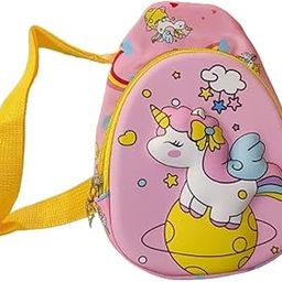 Cutest 3D Embossed Sling Bag Unicorn Theme Shoulder Bag Chest Crossbody for Outdoor,Travel,Hiking,Cycling-image-12