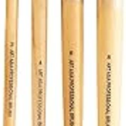 Art Asia Synthetic Hair Mop Brush for Painting, Watercolor and Acrylic Paintbrush Set for Artists Paint Brush, Set of 4-image-87