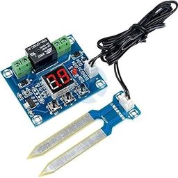 XH-M214 Soil Moisture Sensor Humidity Controller Module 20-99% RH Automatic Control Irrigation System Red Digital Display Controller-24