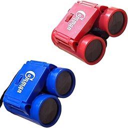 JNiL Binocular for Kids-Telescope Bird Watching. Pocket Size Mini Binoculars for Kids Compact Folding Games (Pack of 2) (Red-Blue)-10