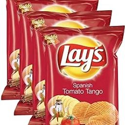 Spar Combo - Lays Potato Chips - Spanish Tomato Tango, 95g (Buy 3 Get 1, 4 Pieces) Promo Pack-image-32