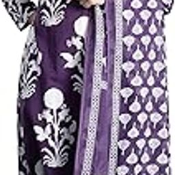 Women's Pure Cotton Straight Floral Printed Inches Kurta With Pant with Dupatta Set (KH0PR9722)-image-86