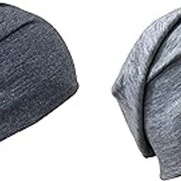 Unisex Cotton Slouchy Beanie & Skull Cap for Summer, Winter, Autumn & Spring Season, Can be used as a Helmet Cap too-image-1