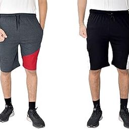Men's Cotton Sport/Night Wear Shorts (Pack of 2 Shorts for Men)-picture-40