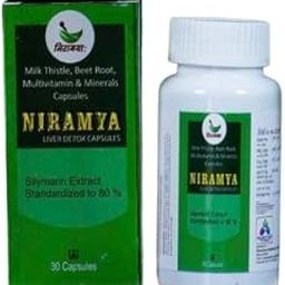Niramya Liver Detox Capsules, Herbal Supplement, 30 Capsules Packo of 1-image-81