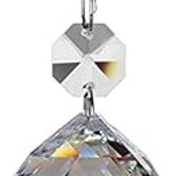 KK Enterprises Crystal Prism Suncatcher Beaded Glass Art Hanging Crystal Sun Catcher Prism Ball for Christmas Tree Decoration and Car Pendants (15 Pcs.)-image-2