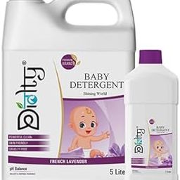 Diolty Baby laundry liquid detergent 6 liter, washing liquid for Baby Clothes (Lavender)-image-5
