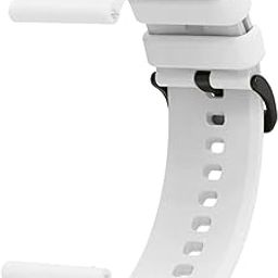 Pikkme Black Hook Strap Compatible with Garmin Forerunner 245 | 245 Music | 645 | 645 Music | 55 | 158 | Garmin VivoMove | VivoMove 3 | HR | Luxe | Style (White)-image-61