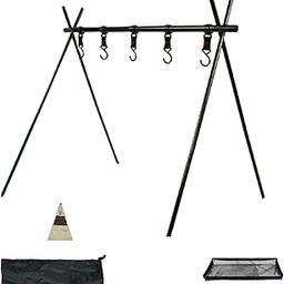 CALANDIS™ Storage Shelf Black Folding Storage Shelf for Outdoor Garage Style D | Furniture | & Hiking | Outdoor Sports-image-58