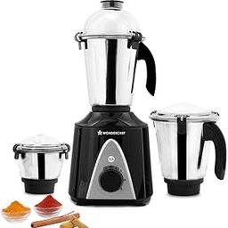Wonderchef Hush BLDC Mixer Grinder | 3 Jars for Blending, Dry Grinding, Chutney Grinding | Low Friction | Low Noise | Conserves Power | Grind Masalas, Nuts, Coconut to Fruits/Vegetables | RPM 18,000-image-31