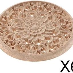 ATORSE 6x1pcs Wooden Carved Corner Onlay Applique Frame Home Furniture Craft 10cm|Home & Garden|Home Improvement|Building & Hardware|Lumber & Composites|Lumber & Composites-image-37