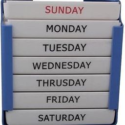 Presens Weekly AM/PM Pill Box, (7-Day / 4-Times-A-Day) And Free Tablet Cutter Large Compartments to Hold Vitamins, Supplements Daily Reminders of 4 Times Pill Box, Free tablet Cutter-image-11