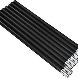 Tent mast Bracket, Anti-Skid Matte Black Hiking Pole-15