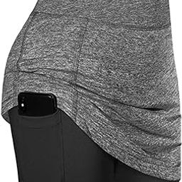 Actrovax Athletic Skirts for Women,Teen Girls Tennis Skirt,Golf Skorts with Pockets Petite Running Fitness Sport Stretchy Built-in Short Skirt Grey-image-96