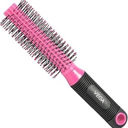 Vega Round Hair Brush (India's No.1* Hair Brush Brand) For Adding Curls, Volume & Waves In Hairs| Men and Women| All Hair Types (R11-RB), Color may vary-1