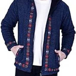 Woolen Jacket Unisex Fleece Lined Warm Wool Hippy Hoodie Winter Jacket Kulluvi Hoodie Unisex Boho Jacket-picture-40