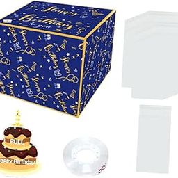 Enakshi (Label) Creations Birthday Day Money Box for Cash Gift Pull Out Box for Girlfriend Father Wife Blue|Home Decor|Figurines-picture-12