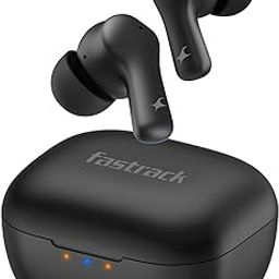 Fastrack Fpods FZ100 TWS in-Ear Earbuds with Mega 50 Hrs Playtime|Extra Deep Bass Driver|Quad Mic ENC for Clear Calls|Ultra Low 40ms Latency Gaming Mode|NitroFast Charge-200 Min in 10 Min-Black-17
