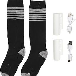 Heated Socks Double Layer Cold Proof Long Tube Heating Socks Electric 2200mah for Men Women Outdoor Activities-image-63