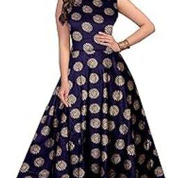 Kanika's Women's Rayon Anarkali Long Gown (Multicolour)-picture-47