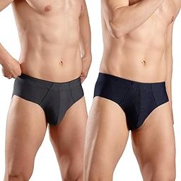 Men’s Brief | Premium Modal Stretch Underwear for Men | Ultra Soft & Tagless | Breathable & Comfortable Innerwear | Durable Nylon Waistband (Grey-S)-19
