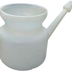 M.R Plastic Neti Pot 450ml with 10 Sachets of Salt (White)-image-14
