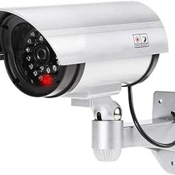 Dummy Fake Bullet Camera with Flashing Red LED Light Dummy CCTV Security Camera for Home & Office (Pack of 1Pcs)-picture-16