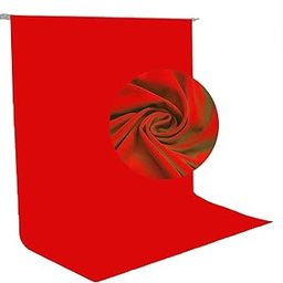 HIFFIN RED 8X12FT Professional Backdrop for Background Photography Background Stand for Photo Light Studio Accurate Size 8x12ft-21