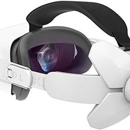 Elite Strap For Oculus Meta Quest 2 / Oculus Quest 2, Adjustable Head Pad Head Extend Strap Replacement Provides Longer Enhanced Grip, Comfortable Fit Balance & Support Better Comfort VR Accessory V2-0