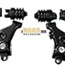 RoadReligion Combo of Clutch Lever and Brake Lever with Brake & Clutch Yoke and Yoke Cover Compatible with Yamaha RX100/RX135 - Enhanced Control and Durability (Black)-image-86
